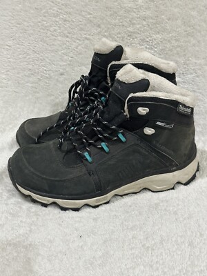 Salomon Rodeo Lined Winter Hiking Boots Women s Size 8 Black