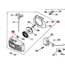 EFCO CONVOGLIATORE MESSINMOTO MOTOSEGA 131 132 132 S OLEOMAC 931 932 ORIGINALE