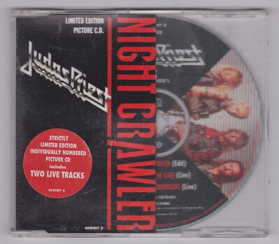Judas Priest Night Crawler CD Single Numbered Pic Disc