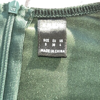 mousie green dress Faith Maxi Dress ~ Moss Green Luxe Satin XS main image 1