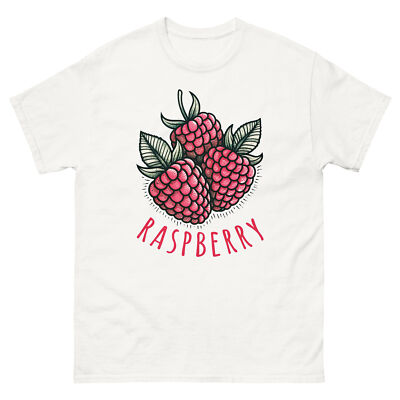 Raspberry Fruits Vegetables Fresh Food Groceries T-Shirt