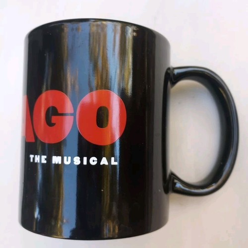 Chicago Mug The Musical on Broadway Coffee Cup Black Red New Theater Souvenir - Picture 4 of 14