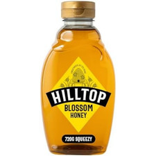 Hilltop Blossom Honey Squeezy Bottle Pure and Natural Dairy Free 720g UK