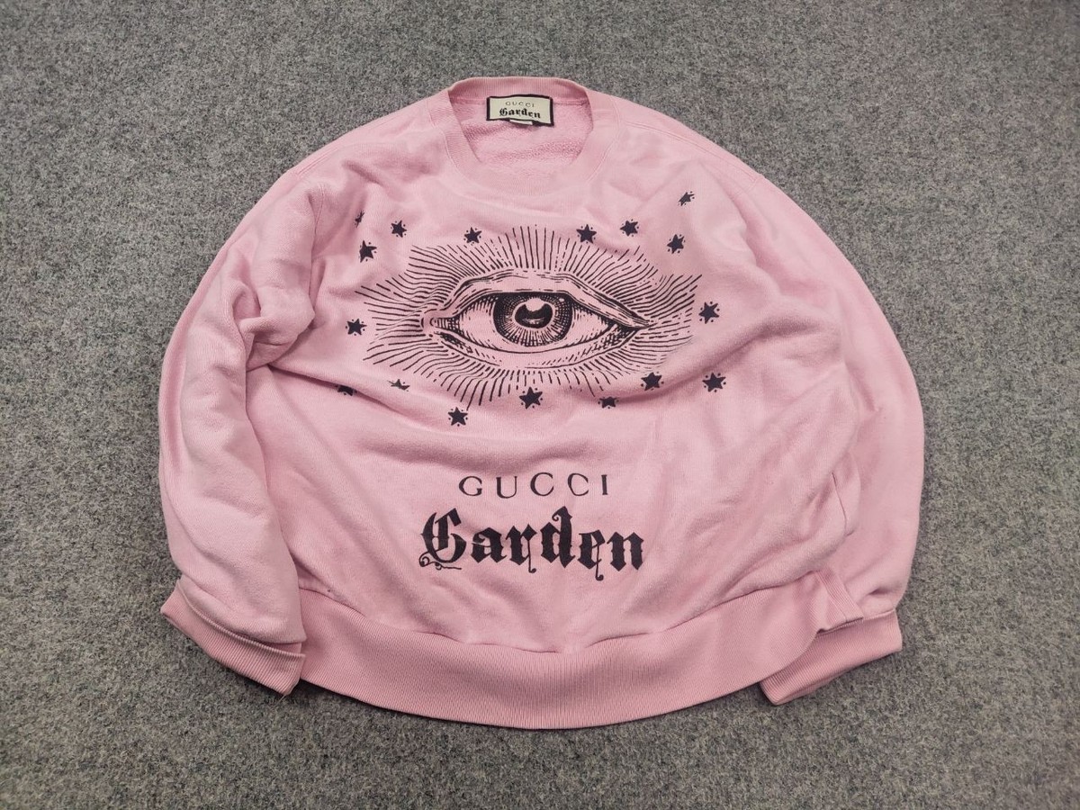 Gucci Garden Limited Edition Authentic pink sweatshirt with eye