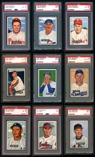 1951 Bowman All-PSA Near Complete Set / Lot 7 - NM 5368642 (126 / 324 cards)