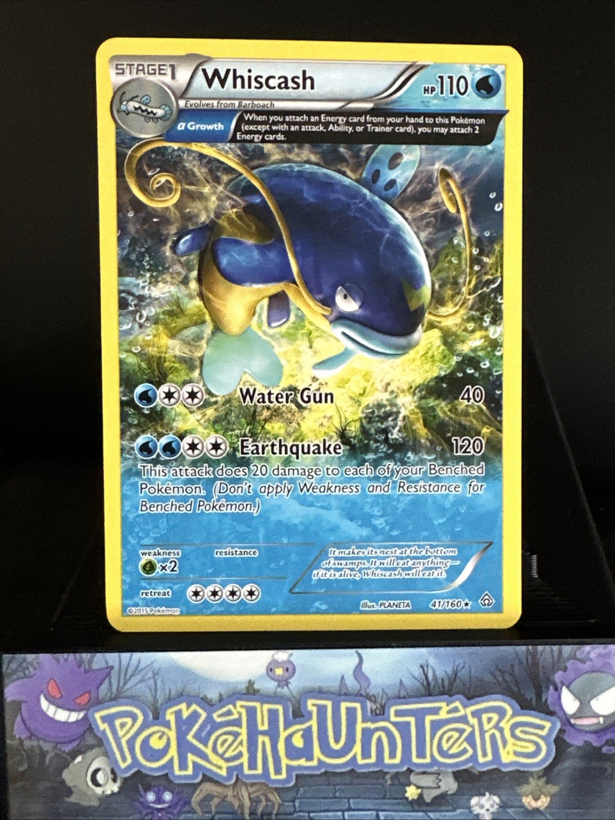 Pokemon Card Whiscash 41/160 XY Primal Clash Non Holo Rare NM