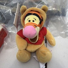 Disney Store Tigger As Pooh 8" Mini Bean Bag Plush.