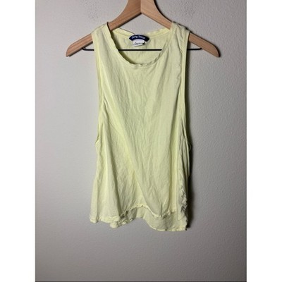 Outdoor Voices Organic Cotton Doing Things Tank Lemon Yellow