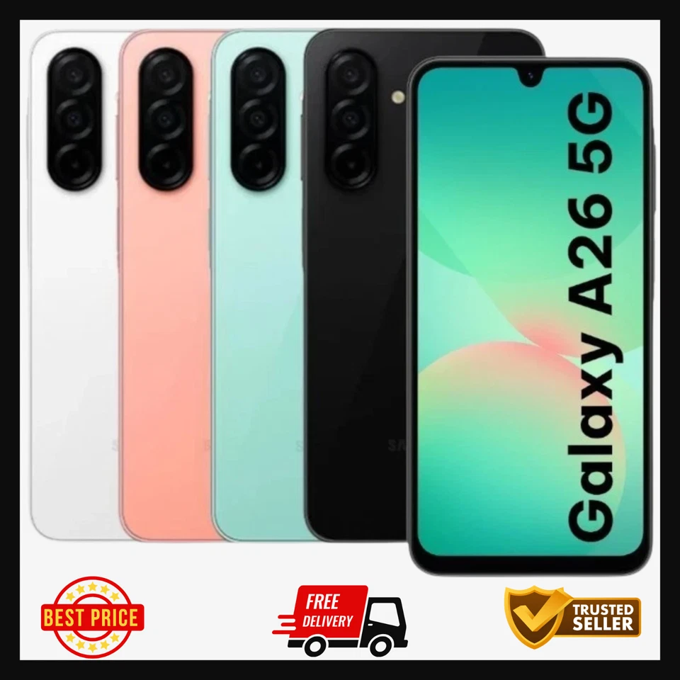 Samsung Galaxy A26 256GB / 128GB 5G Unlocked Smartphone Android - 2025 NEW Model