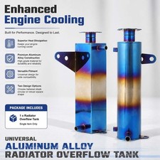 Heavy Duty Aluminum Coolant Overflow Reservoir For Street Racing Cooling System Heavy Duty Aluminum Coolant Overflow Reservoir For Street Racing Cooling System
