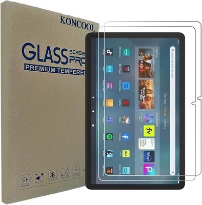 2-Pack Fire Max 11 Tablet Screen Protector, HD Anti-Scratch 9H Tempered Glass