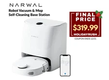 Narwal T10 Robot Vacuum+Mop Self-Cleaning Base Station WIFI Control Refurbished