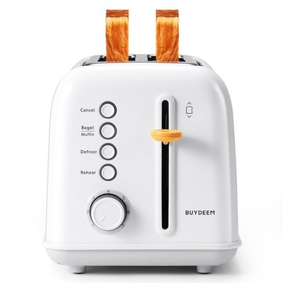 DT620 2-Slice Toaster, 7 Shade Settings, Extra Wide 1.5'' Slots for Bagel & E...