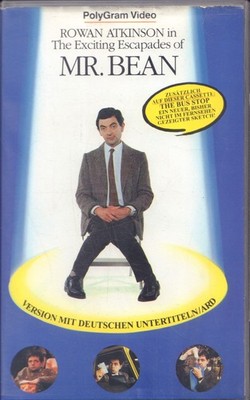 Original VHS Videokassette ''MR. BEAN'' The exciting Escapades of Mr. Bean [1991]