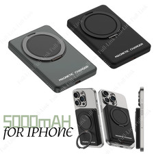 5000mAh External Magnetic Power Bank PD Wireless Battery Fast Charger For iPhone