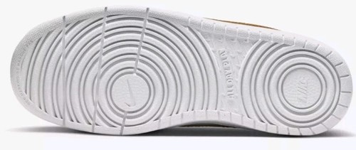 Nike Court Borough Low 2 SE (GS) NEU Gr 38.5 Weiß/Gold/Lila - Picture 5 of 7