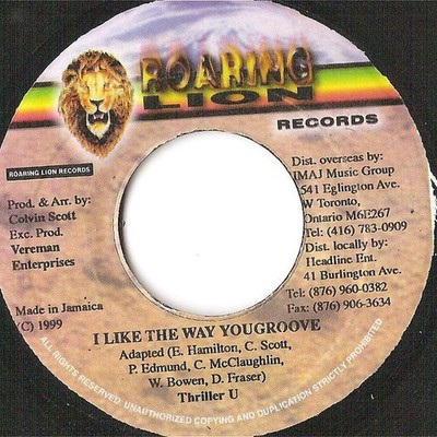 Thriller U - I Like The Way You Groove (7'') (Near Mint (NM or M-)) - 2791212112