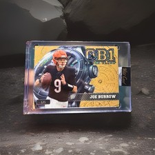 2026 Wild Card QB1 On The Clock Joe Burrow Gold 1/1