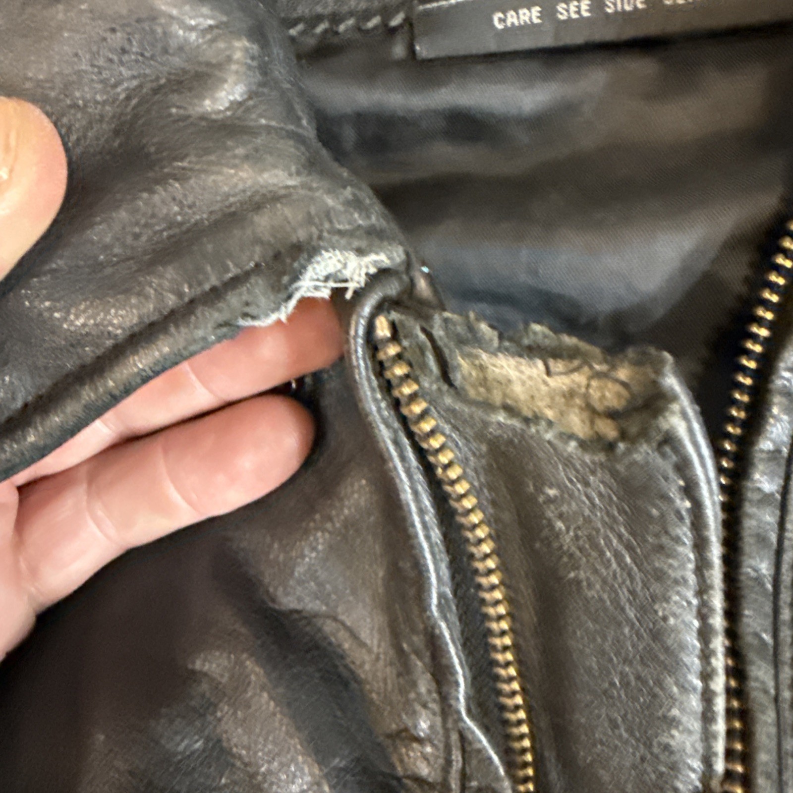 Vintage Harley Davidson Leather Motorcycle Jacket -Size XL - FAST FREE SHIPPING