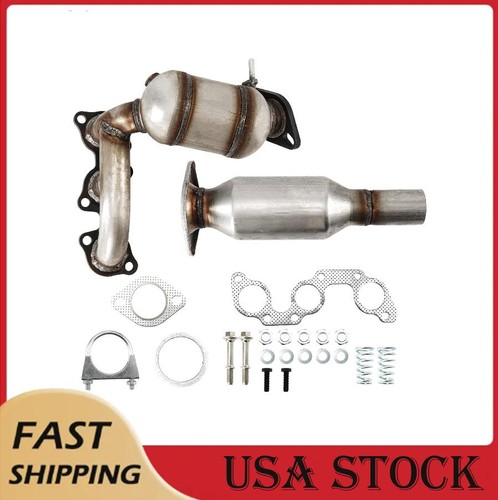 2pc Front & Rear Catalytic Converter Fits 99-01 Lexus ES300 00-04 Toyota Avalon