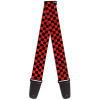 Guitar Strap - Checker Weathered Black/Red (Us Import) ACC NEU