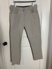 2 Pairs Member Mark Men  s Denali Straight Fit Pants 36x30