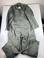 US Air Force Flight Suit CWU-27/P Sage Green One Piece Coveralls Mens 44S