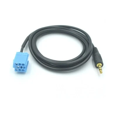 Cable Aux Mp3 Mini Iso Autoradio Audio 5 Jack Mercedes Clase A De 2005. - Imagen 1 de 2