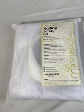 minnebaby Railing Safety Net Banister Guard, White 15ft x 3ft