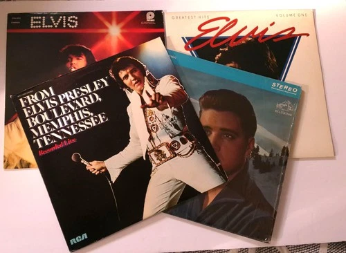 Lot of 4 Vinyl LPs Elvis Presley -one mono
