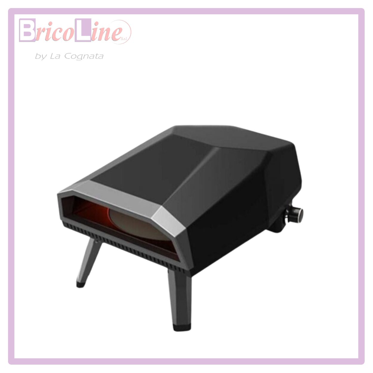 FORNO A GAS GPL PORTATILE PER PIZZA 4,4KW DIAM. 31CM VESUVIO 310 OMPAGRILL