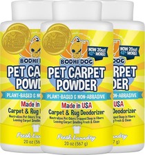 Natural Carpet Deodorizer Powder - Dry Pet Smell Eliminator  Urine Odor Remover