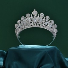 Wedding Bridal  CZ Crystal Tiara