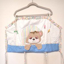Vintage SLEEPY TEDDY Beddy 1982 Baby Morgan Padded Tie On Chair Cover