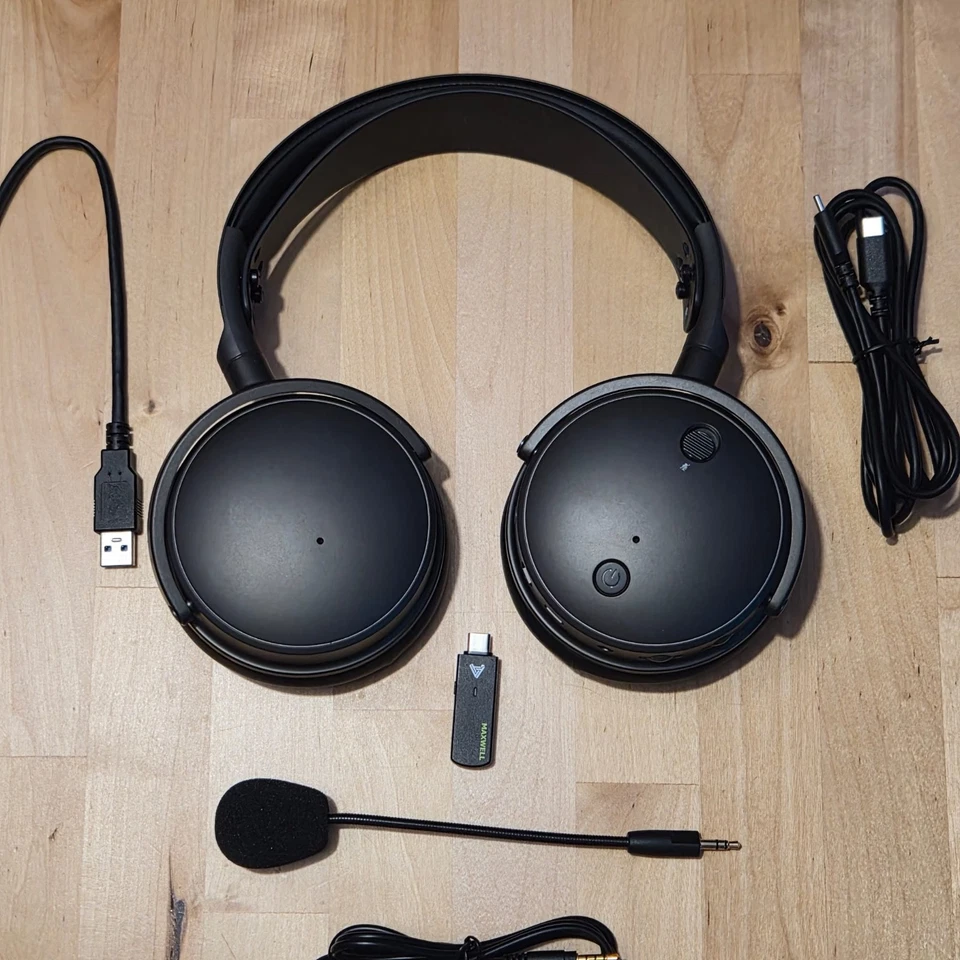 Audeze Maxwell Wireless Gaming Headset Cuffie XBOX Come nuove + Wicked Cushions - Immagine 4 di 4