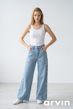 Vintage JNCO Girlie Stuff Jeans Junior Size 11, 10 Baggy Wide Leg 90 s Denim