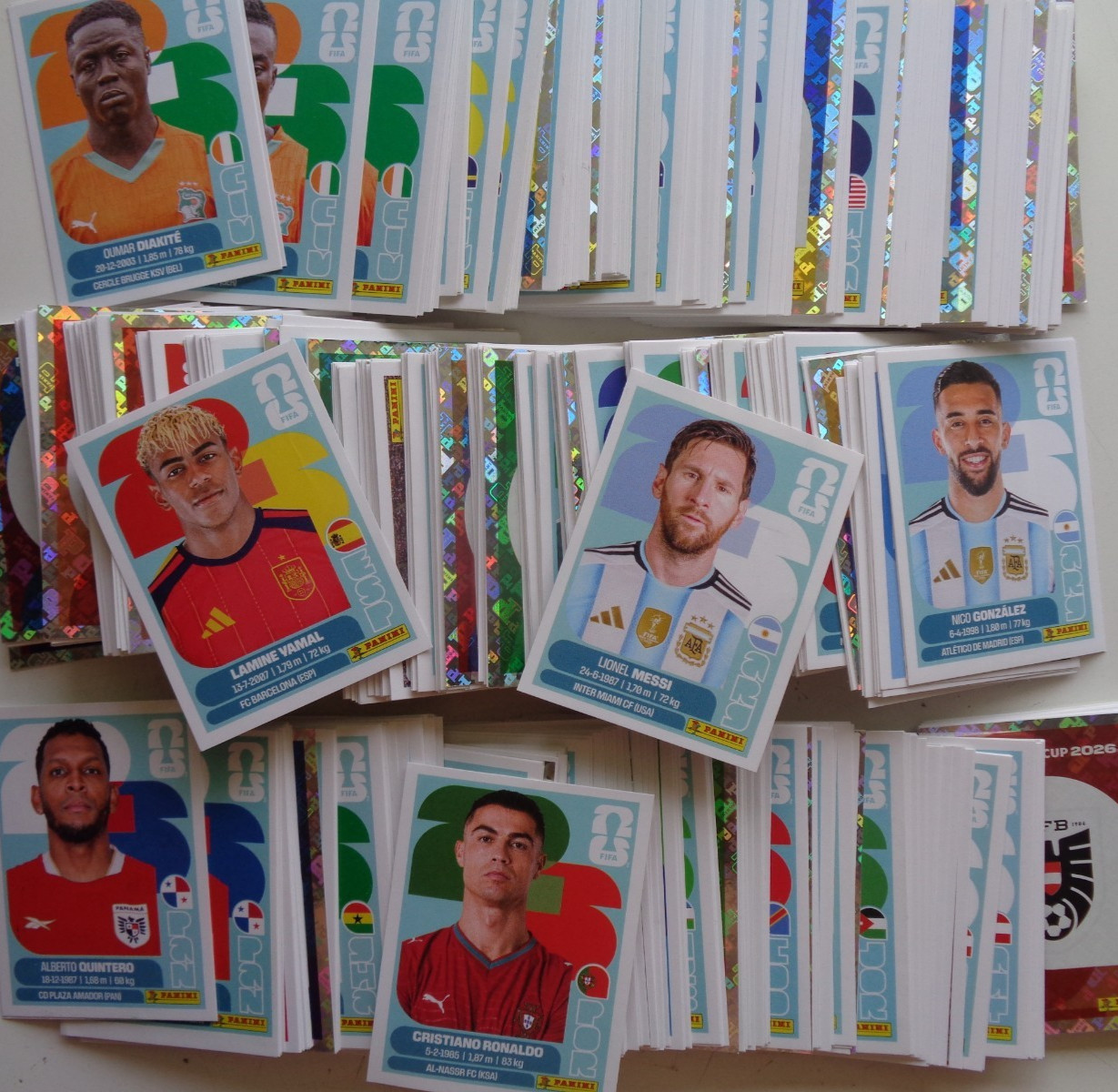 2026 PANINI WORLD CUP  WHITE Border  Stickers SINGLES - PICK & COMPLETE SET  A