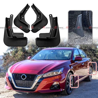 4pcs Splash Guards Full Set Front Rear 2019-2023 Fit ForNissan Altima Mud Flaps