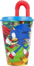 SEGA STOR Sonic Plastic Cup for Kids 430 ml BPA-Free School