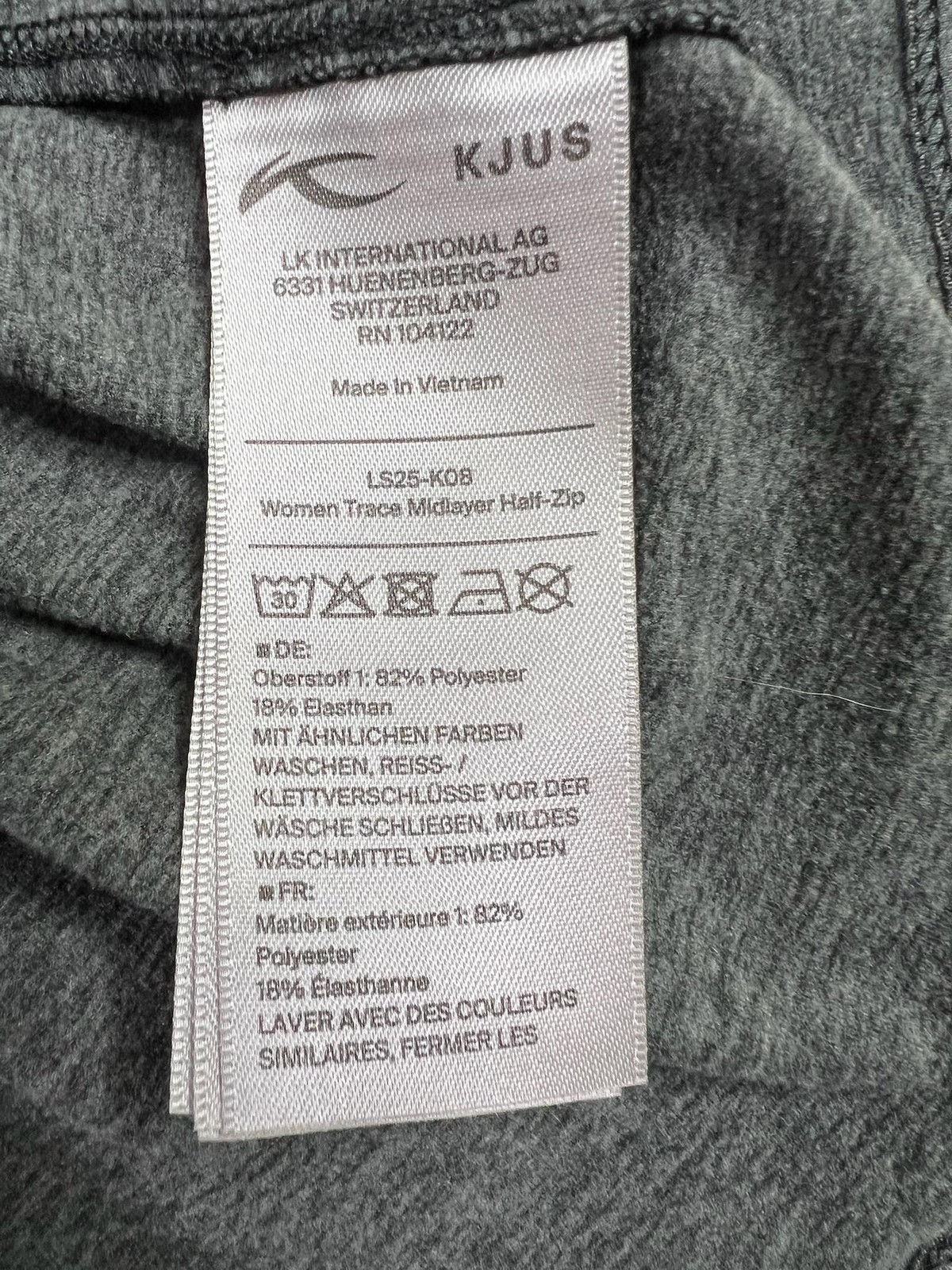 KJUS Trace MIDLAYER Half Zip Pullover Womens Medi… - image 4