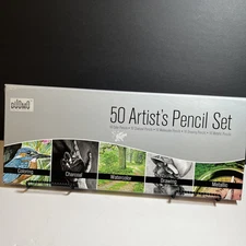 NEW Duomo  50 Artist Pencil Set, Color, Charcoal, Watercolor, Drawing, Metallic