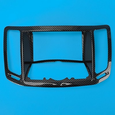 Carbon Fiber ABS Dashboard Navigation Cover Trim Fit For Infiniti G37 2008-13