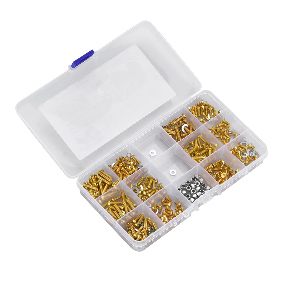 330PCS Hardware Screw Kit For 1/10 RC Car Axial SCX10 Traxxas TRX-4 HSP 94111 - Image 2 of 4