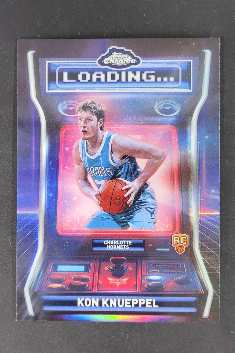 2025-26 Topps Chrome Kon Knueppel Loading Refractor RC Rookie #LD-13 Hornets