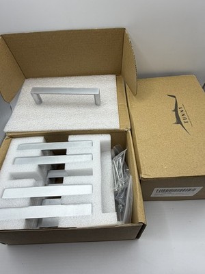 TUNNY 18 Pack Classic Cabinet Handles-4  Brushed Nickel 