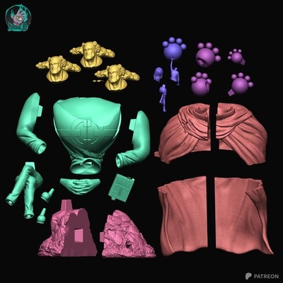 Bartholomew Kuma & Jewelry Bonney | One Piece | UNPAINTED | 1/6