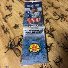2015 Topps Series One (1) Baseball Card Value Rack Pack (36 Cards) Open