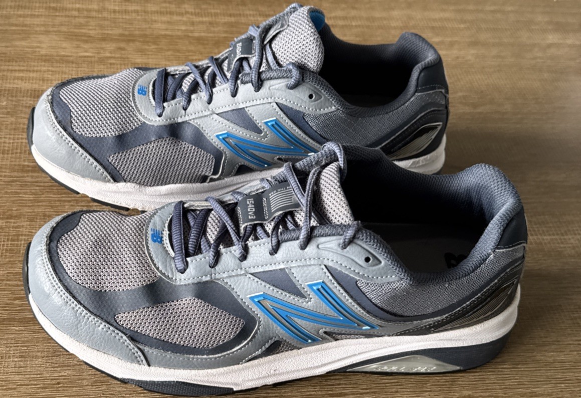 New Balance 1540v3 Gray Athletic Shoes with Blue Accents New Balance 1540V3 (Women main image 2