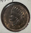 1907 Choice Uncirculated US Indian Head Cent! Very Nice! Old US Coin!