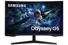 32" Samsung Odyssey G55C, QHD, 165Hz Curved Gaming Monitor 